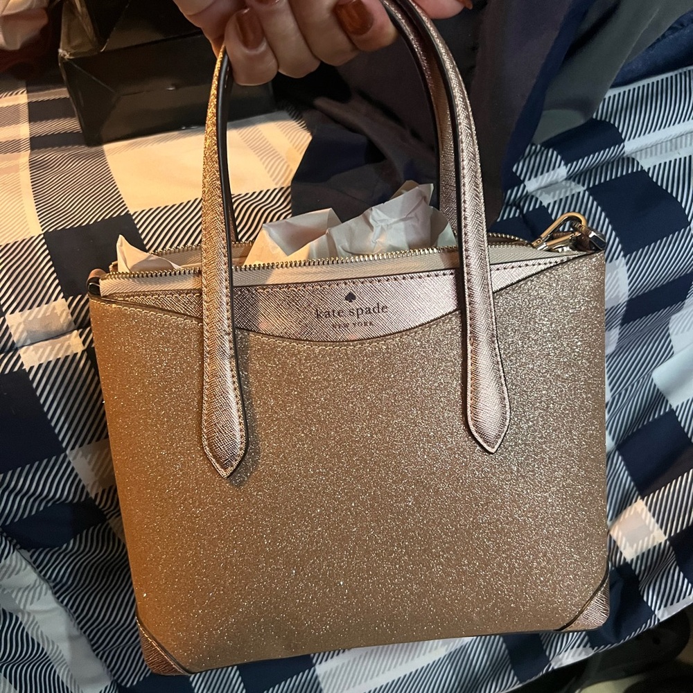 Kate Spade Sparkling Gold Satchel